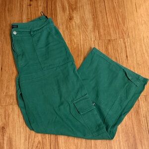 Blue Blush Green Flare & Wide Leg Jeans